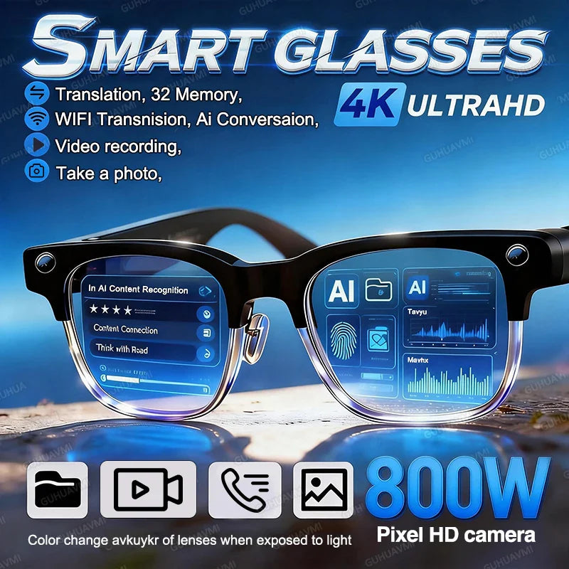 Smart Vision Camera Glasses